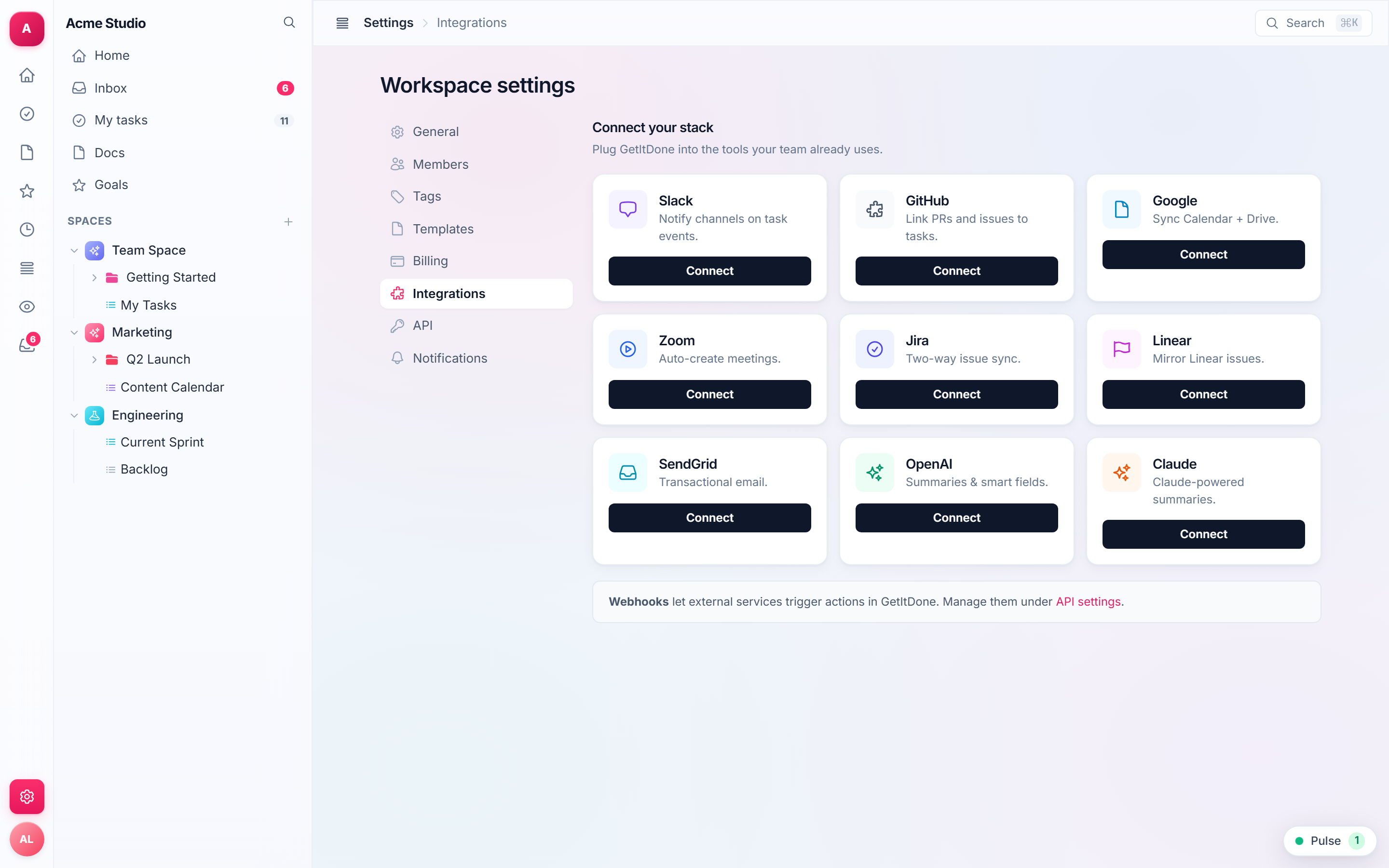INTEGRATIONS